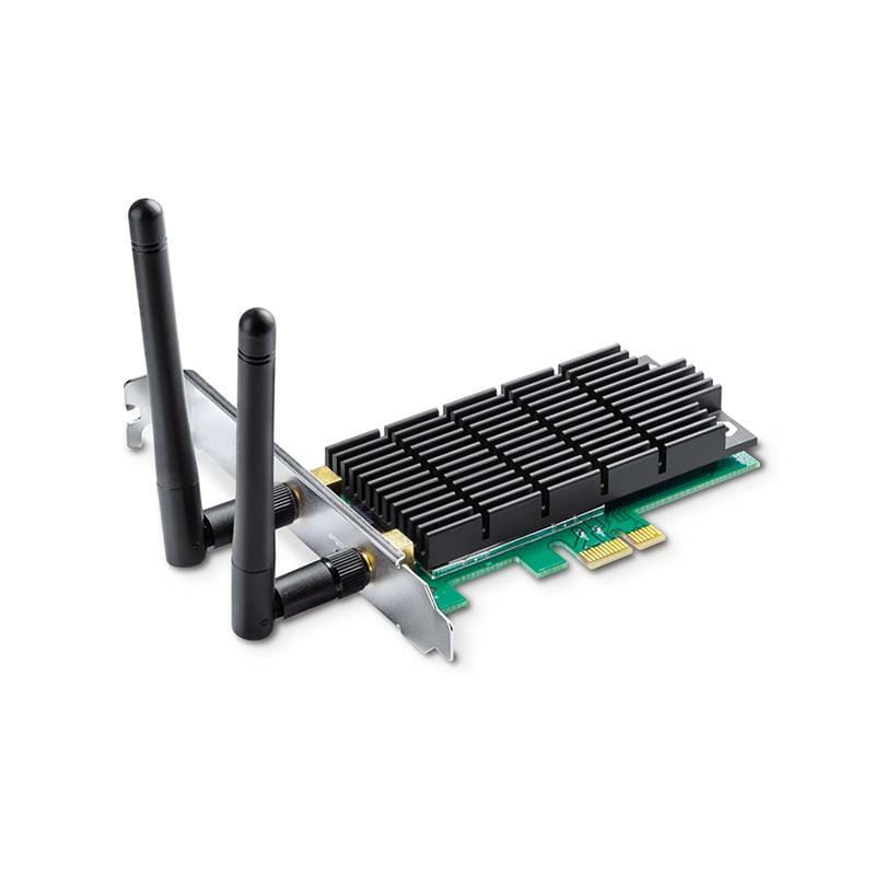 Беспроводной адаптер TP-Link Archer T6e (AC1300, PCI-E, 2 съемные антенны)