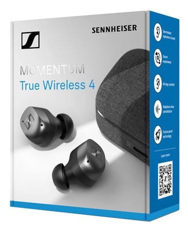 Bluetooth-гарнiтура Sennheiser Momentum True Wireless 4 Black (700365)