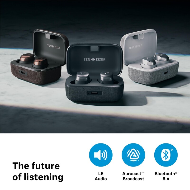 Bluetooth-гарнiтура Sennheiser Momentum True Wireless 4 Black (700365)
