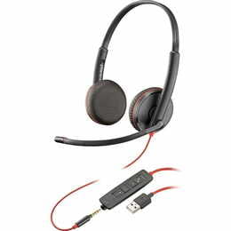Гарнітура Poly BlackWire C3225 USB-A HS Stereo Black (80S11AA)