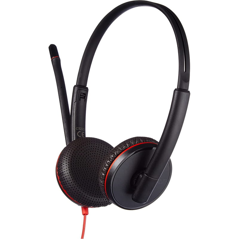 Гарнитура Poly BlackWire C3225 USB-A HS Stereo Black (80S11AA)