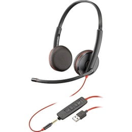 Гарнитура Poly BlackWire C3225 USB-A HS Stereo Black (80S11AA)