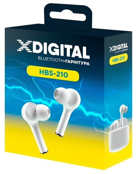 Bluetooth-гарнітура X-Digital HBS-210 White (HBS-210W)