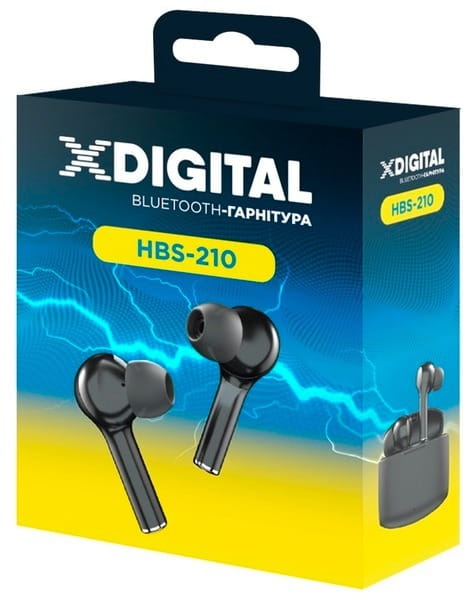 Bluetooth-гарнітура X-Digital HBS-210 Black (HBS-210K)