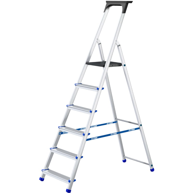 Стремянка алюминиевая Stark Salt 506 Pro Gray (527160103)