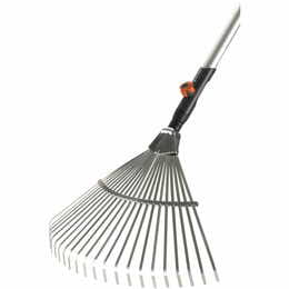 Комплект граблів Gardena Combisystem віялові сталеві 50 см та ручка Gardena Combisystem FSC дерев`яна (03022-20.000.00)