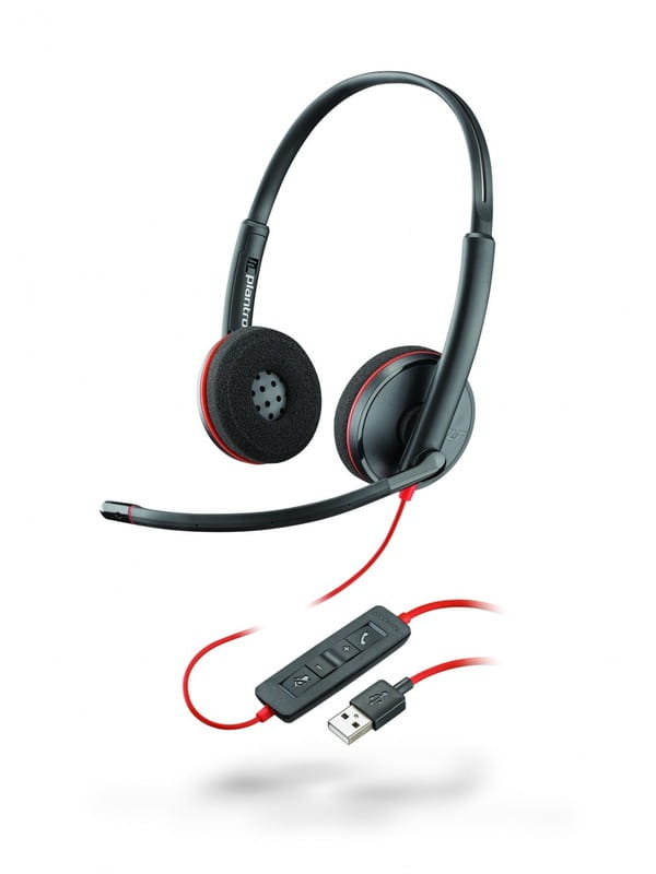 Гарнитура Poly BlackWire C3220 USB-A Bulk Stereo Black (77R32A6)