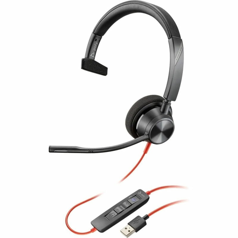 Гарнитура Poly BlackWire C3310 M USB-A HS Mono  Black (767F6AA)