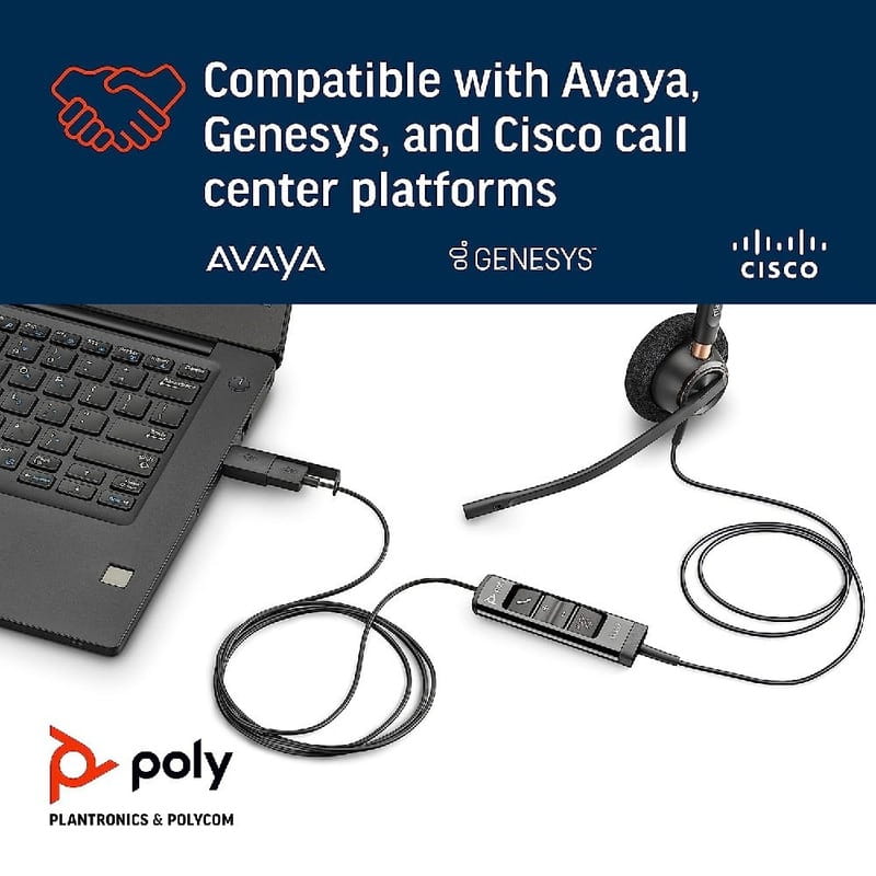 Гарнитура Poly EncorePro 515 M USB-A Mono Black (783R1AA)