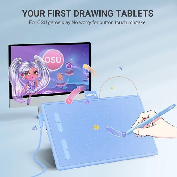 Графічний планшет Parblo Ninos N7B Blue