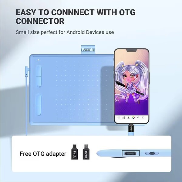 Графический планшет Parblo Ninos N7B Blue