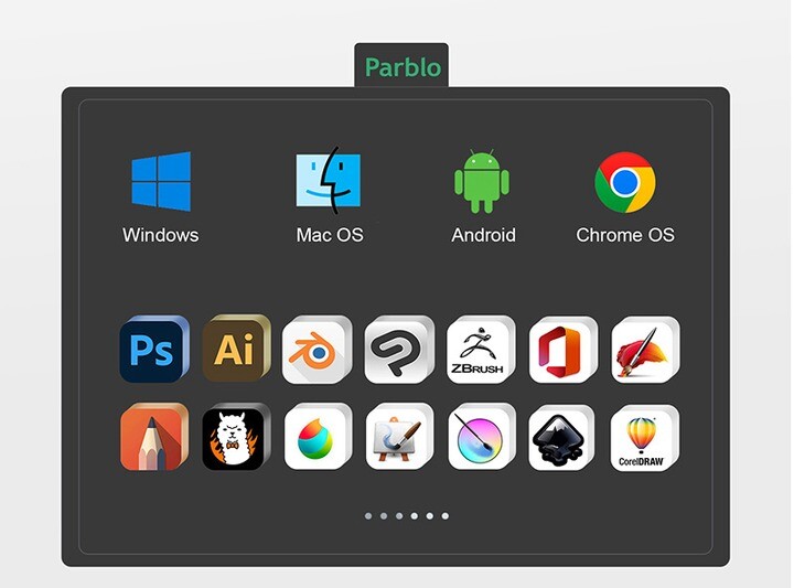 Графический планшет Parblo Ninos N10 Black