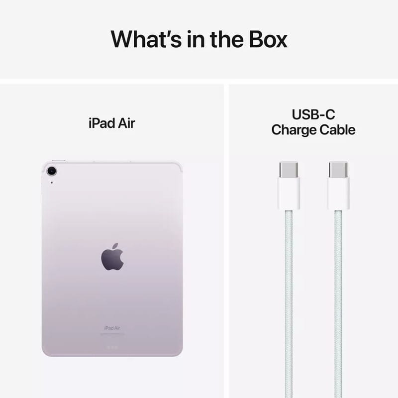 Планшет Apple A2903 iPad Air 11 (2024) 5G 256GB Purple (MUXL3NF/A)