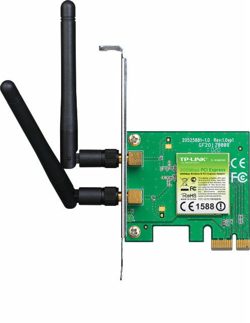 Беспроводной адаптер TP-Link TL-WN881ND (300Mbps, PCI-E, 2 съемных антенны)
