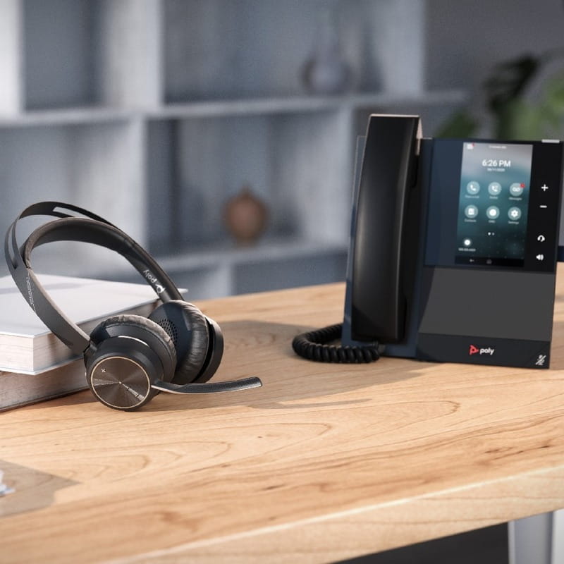 Гарнітура Poly Focus 2 - M USB-C HS with Charge Stand Stereo Black (77Y90AA)