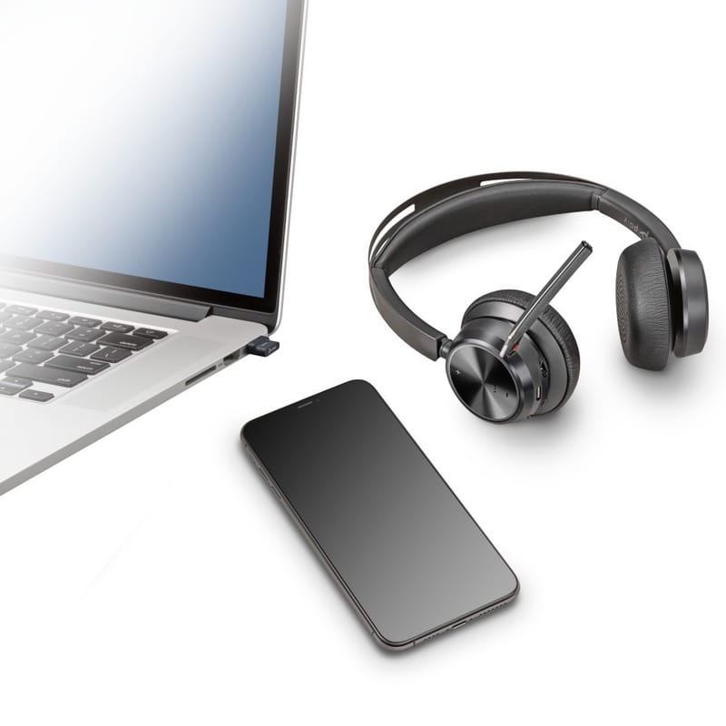 Гарнитура Poly Focus 2 - M USB-C HS with Charge Stand Stereo Black (77Y90AA)