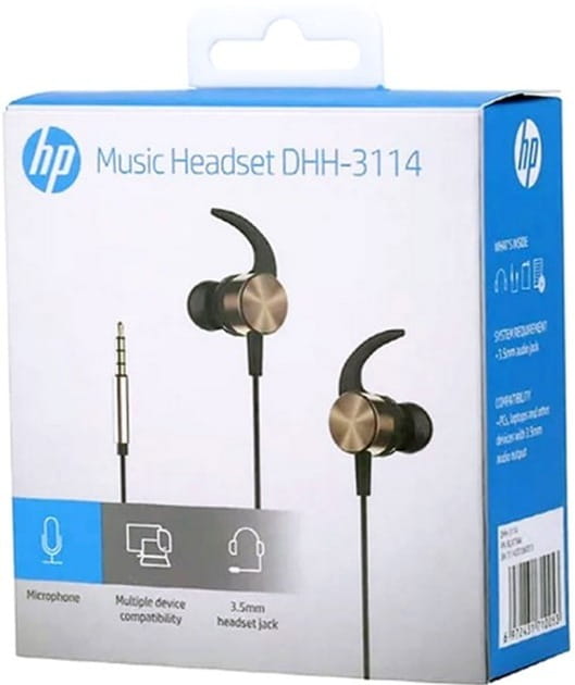 Гарнітура HP DHH-3114 Black/Gold (DHH-3114GD)