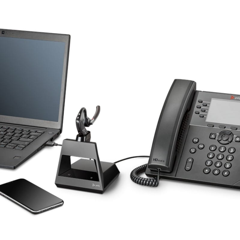 Гарнітура Poly Voyager 5200 M USB-A HS Black (8H5Q3AA)