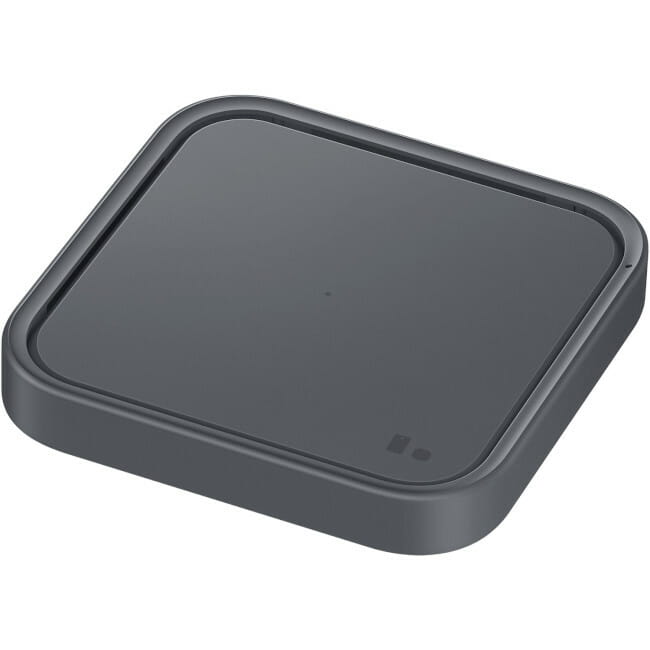 Бездротовий зарядний пристрій з блоком живлення Samsung EP-P2400 Wireless Charger Pad 15W Dark Grey (EP-P2400TBEGEU)