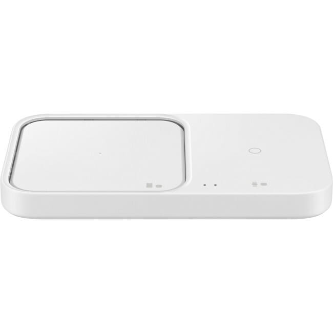 Бездротовий зарядний пристрій з блоком живлення Samsung EP-P5400 Wireless Charger Duo 15W White (EP-P5400TWEGEU)