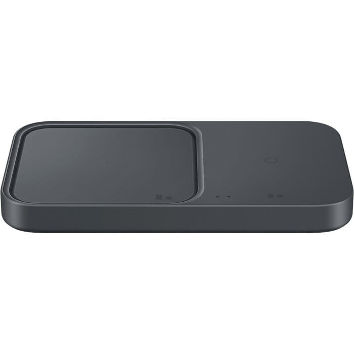 Бездротовий зарядний пристрій з блоком живлення Samsung EP-P5400 Wireless Charger Duo 15W Dark Gray (EP-P5400TBEGEU)