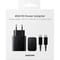 Фото - Сетевое зарядное устройство Samsung EP-T4511XBEGEU Black, 45W + кабель USB Type-C | click.ua
