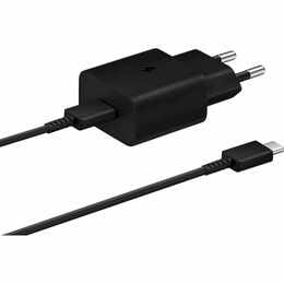 Сетевое зарядное устройство Samsung EP-T1510X Black, 1хUSB Type-C, 15W + кабель USB Type-C (EP-T1510XBEGEU)