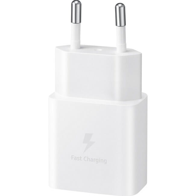 Сетевое зарядное устройство Samsung EP-T1510N White, 1хUSB Type-C, 15W (EP-T1510NWEGEU)