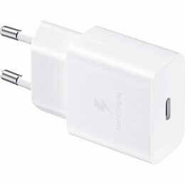 Сетевое зарядное устройство Samsung EP-T1510N White, 1хUSB Type-C, 15W (EP-T1510NWEGEU)