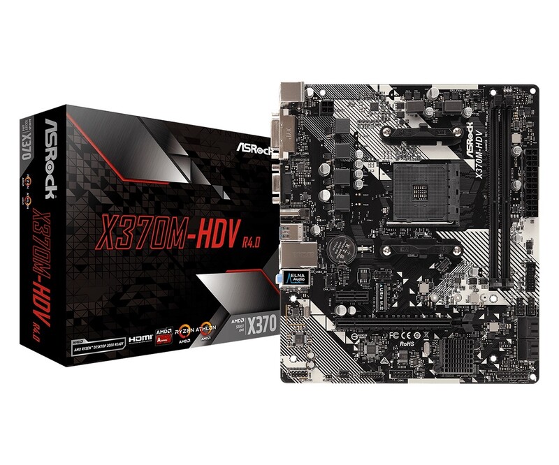 Материнська плата ASRock X370M-HDV R4.0 Socket AM4