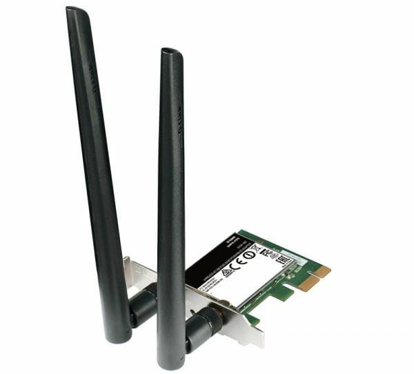 Беспроводной адаптер D-Link DWA-582 (AC1200, 2 антенны, PCI-E)