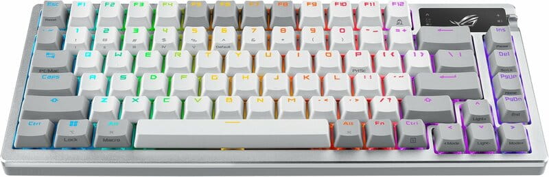 Клавіатура бездротова Asus ROG Azoth RGB WL BT White (90MP031A-BKUA11)