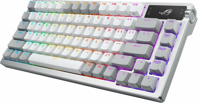 Клавиатура беспроводная Asus ROG Azoth RGB WL BT White (90MP031A-BKUA11)