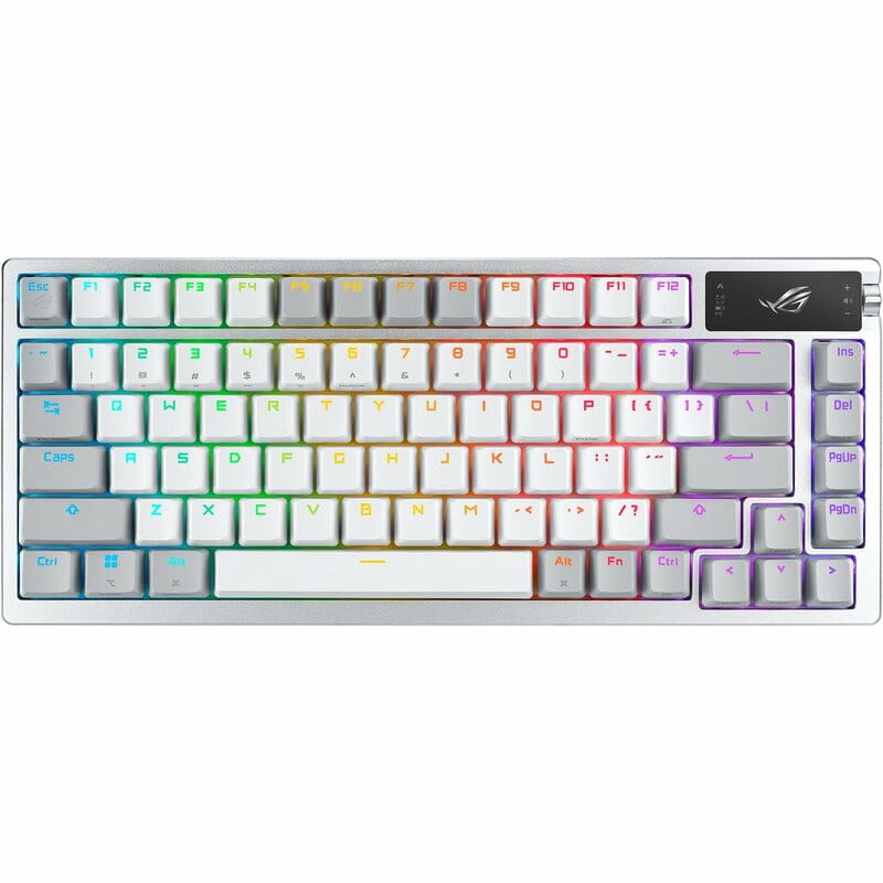 Клавіатура бездротова Asus ROG Azoth RGB WL BT White (90MP031A-BKUA11)