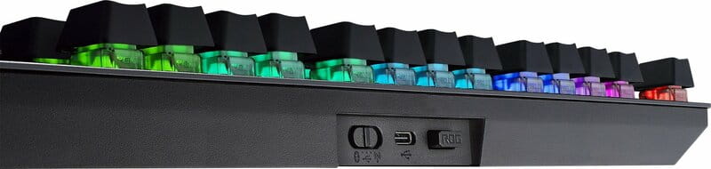 Клавiатура Asus ROG Strix Scope RX TKL Wireless Deluxe RGB 84key EN Black (90MP02J0-BKUA01)