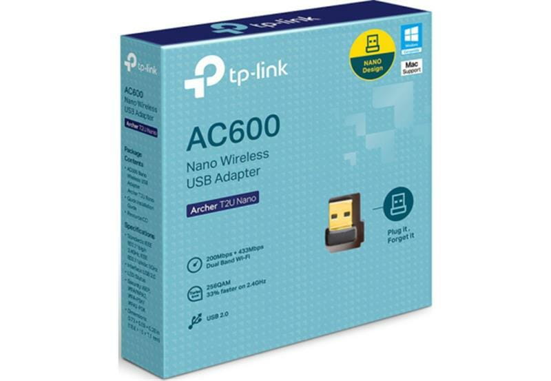 Беспроводной адаптер TP-Link Archer T2U Nano