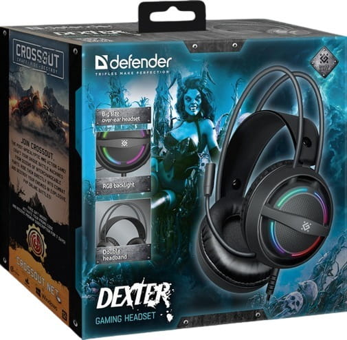 Гарнітура Defender Dexter RGB Black (64595)