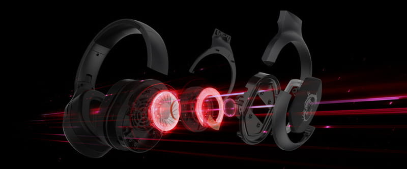 Гарнітура MSI Immerse GH50 Gaming Headset RGB Black (S37-0400110-SV1)