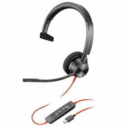 Гарнитура Poly On-ear Poly Blackwire 3310-M Microsoft Teams Black (8X216AA)