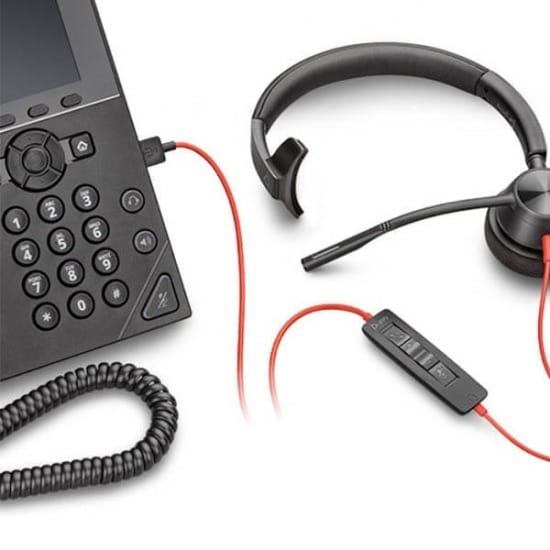 Гарнитура Poly On-ear Poly Blackwire 3310-M Microsoft Teams Black (8X216AA)