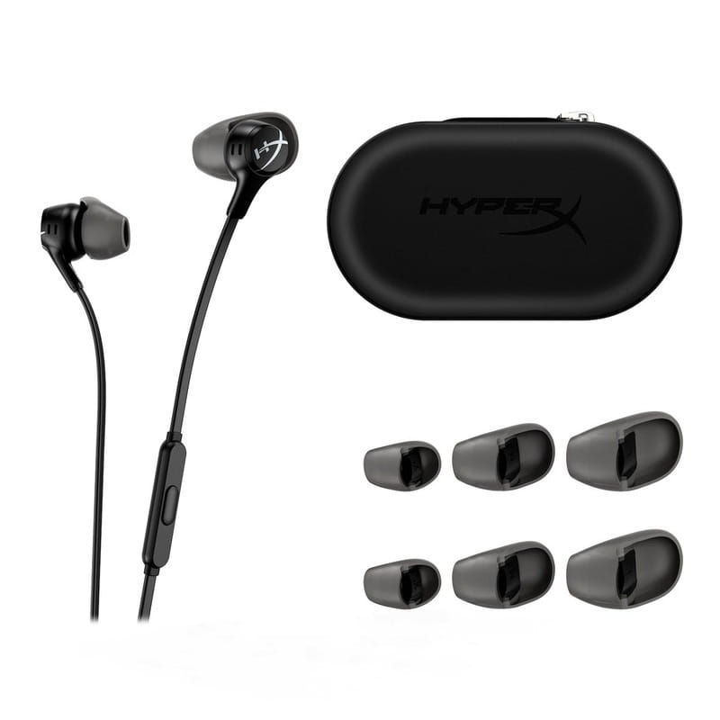 Купить Гарнитура HyperX Cloud Earbuds II Black (70N24AA) Гарнитура HyperX Cloud Earbuds II Black (70N24AA)