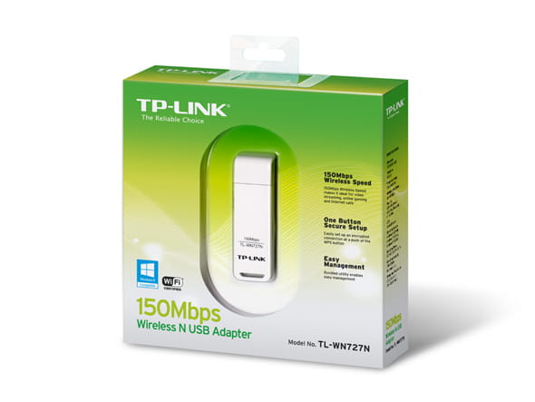 Беспроводной адаптер TP-Link TL-WN727N  (150Mbps, USB)
