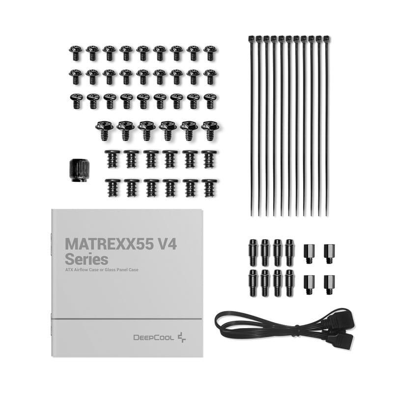 Корпус DeepCool Matrexx 55 Mesh V4 Black (R-MATREXX55-BKAGA4-G-4) без БП