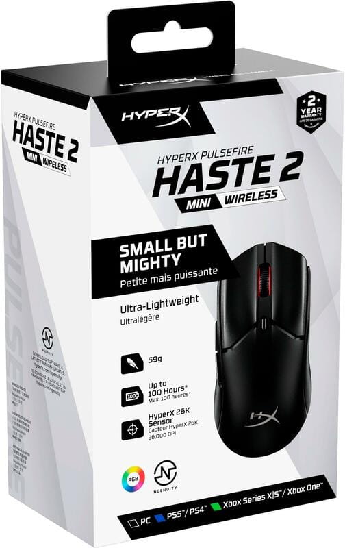Мышь HyperX Pulsefire Haste 2 mini Black (7D388AA)