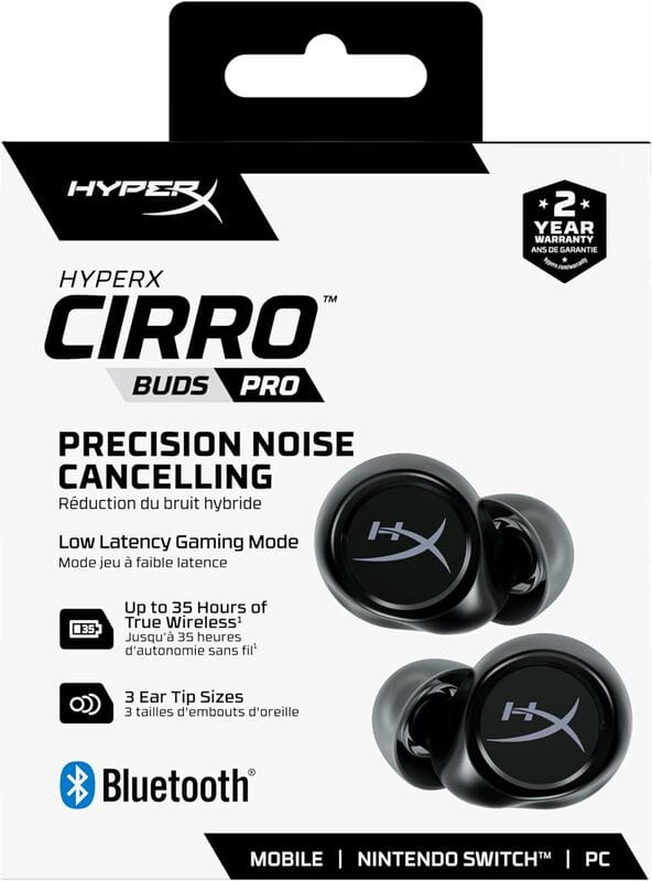 Bluetooth-гарнитура HyperX Cirro Buds Pro TWS WL USB-A Black Black (727A5AA)