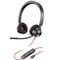 Фото - Гарнитура Poly стерео On-ear Poly Blackwire 3320-M Black (8X220AA) | click.ua