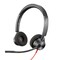 Фото - Гарнитура Poly стерео On-ear Poly Blackwire 3320-M Black (8X220AA) | click.ua