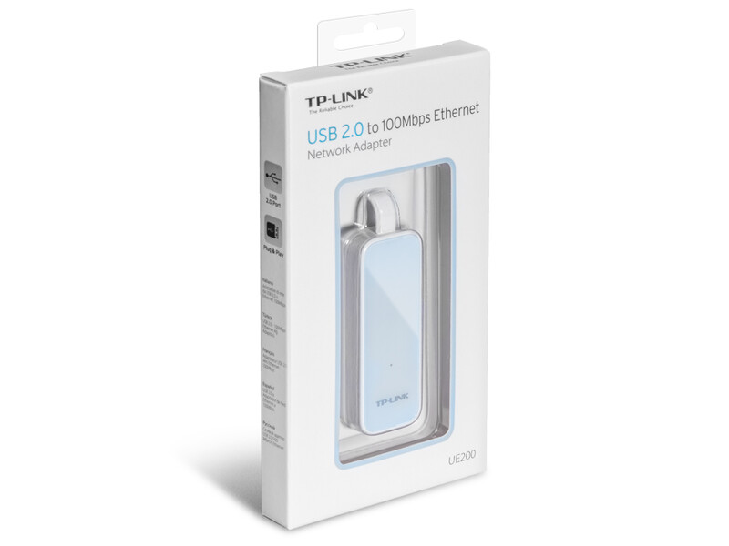 Сетевой адаптер TP-Link UE200 (USB 2.0, 10/100Mbps)