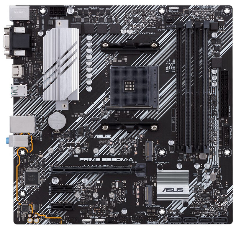 Материнская плата Asus Prime B550M-A Socket AM4