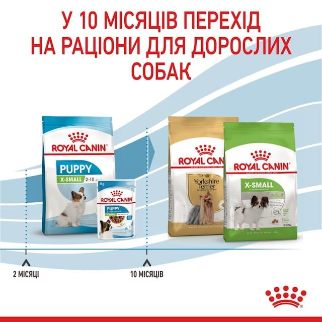 Сухий корм для собак Royal Canin X-small Puppy 500 г (10020051)